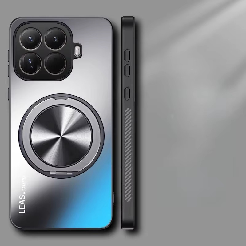 AG Frosted Schutzhülle für Xiaomi 15T 14T Pro mit Magnetring und Ständer in Purple - Bild 3