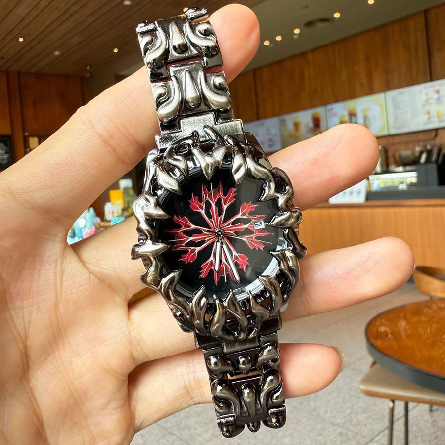 Alabaster Industries Armbanduhr Quarz, Edelstahl, Schwarz, Herren - Bild 2