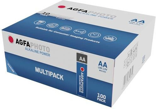 AgfaPhoto Power LR6 Mignon AA Batterien Alkali-Mangan 1.5V 100er Packung - Bild 1
