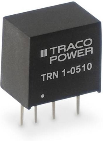 TracoPower TRN 1-4821 DC/DC-Wandler Print 48 V/DC auf +5 V/DC und -5 V/DC 100mA 1W Schwarz - Bild 1