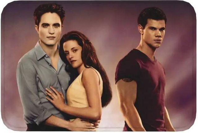 Rutschfeste Fußmatte Twilight Saga Edward Cullen von Wucifang Jewelry, Mehrfarbig, B/T: 60 x 40 cm - Bild 1
