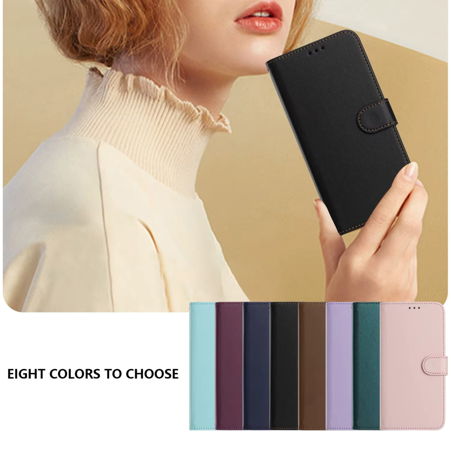 Luxus PU-Leder Flip-Handyhülle für Sony Xperia 1 V, 1 VI, 1 VII, 10 V, 10 VI, 10 VII als Brieftaschenhülle in Grün - Bild 6