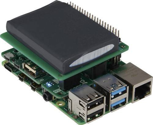 Joy-it rb-strompi3BAT-XL Raspberry Pi USV in Schwarz - Bild 1