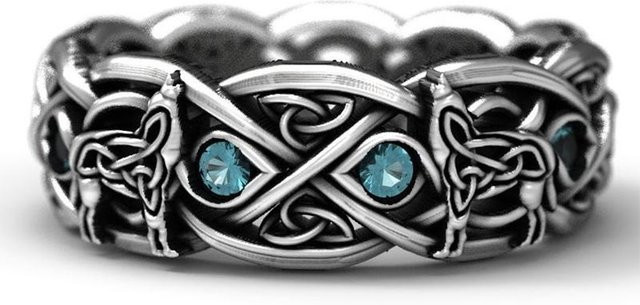 Rui Di Ring, Zinklegierung, gray, Unisex - Bild 1