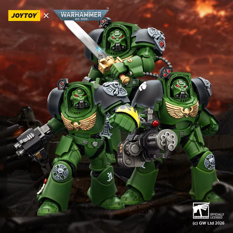 JOYTOY Warhammer 40K Salamanders Terminator, Actionfigur, 1/18 - Bild 1