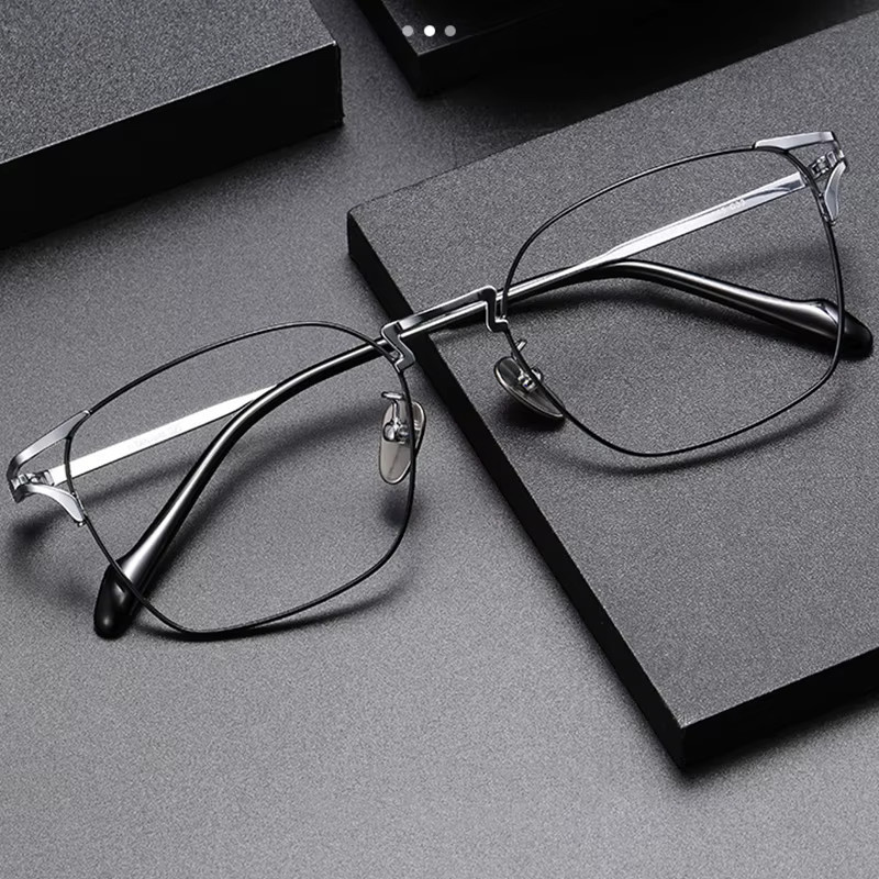 CCspace Korrektionsbrille Herren, Titan, Vollrand - Bild 1