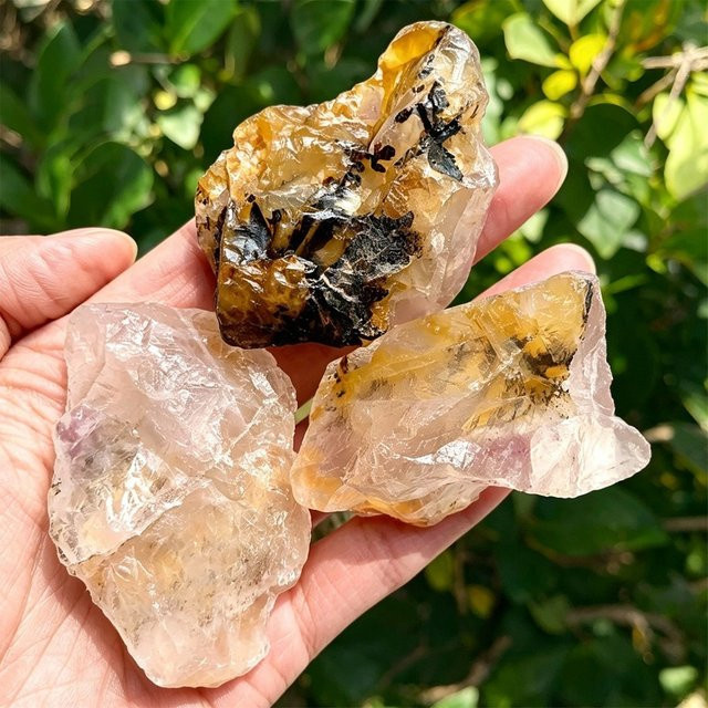 CrystalHola Natürlicher Donghai Dendritischer Quarz Kristallbaum aus Rohstein zur Dekoration - Bild 1
