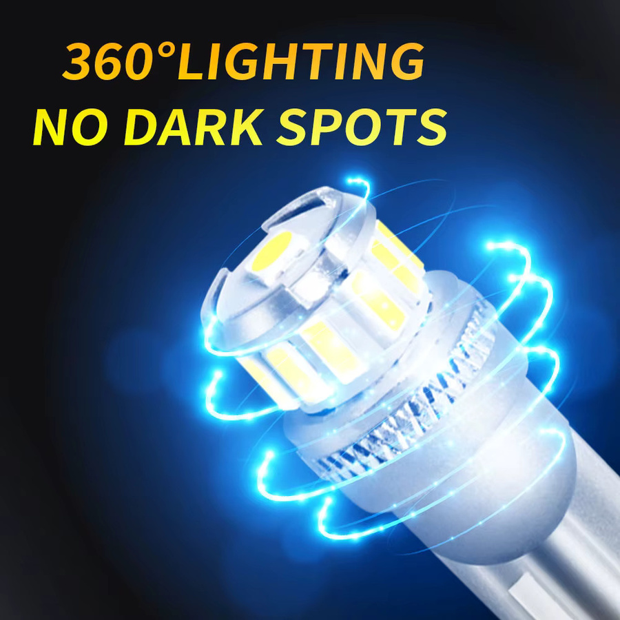 Hochlumen 360-Grad-Emission T10 W5W WY5W Canbus LED-Birnen mit Aluminiumgehäuse in Weiß für Auto Tür Kofferraum und Leselampe, 12V - Bild 2