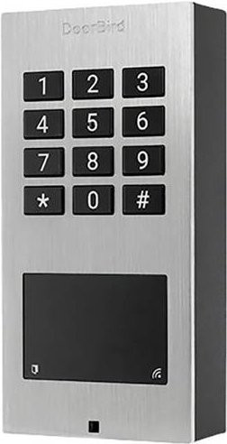 DoorBird Code-Tastatur mit RFID und beleuchteter Tastatur, Aufputz, Silber, IP65 - Bild 1