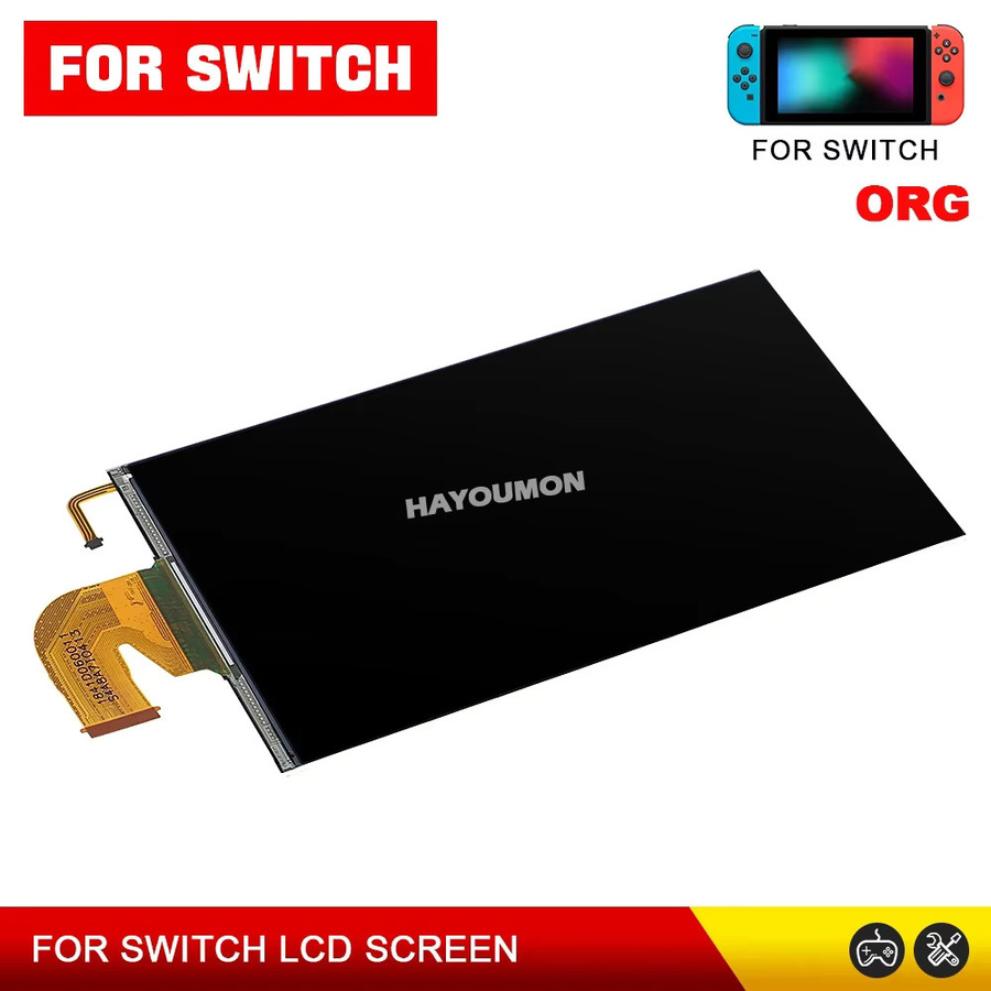 Pogopirate Ersatz LCD Display mit Digitizer für Nintendo Switch NS Gaming Konsole in Schwarz - Bild 3