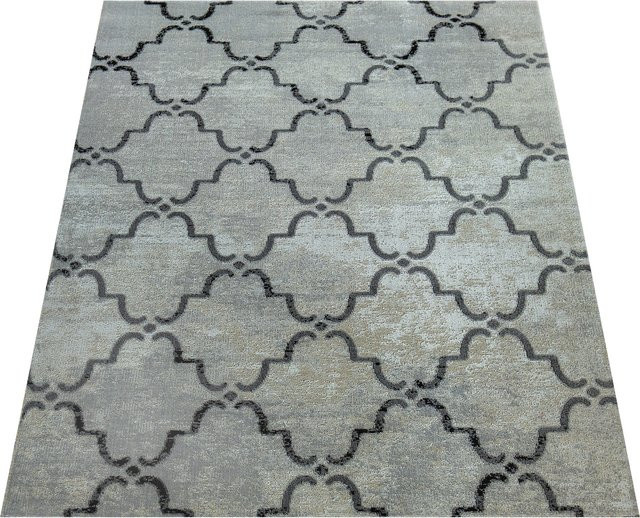 Artino In- & Outdoor-Teppich in Grau mit marokkanischem Muster im Vintage-Look, Breite: 120 cm, Länge: 170 cm - Bild 1