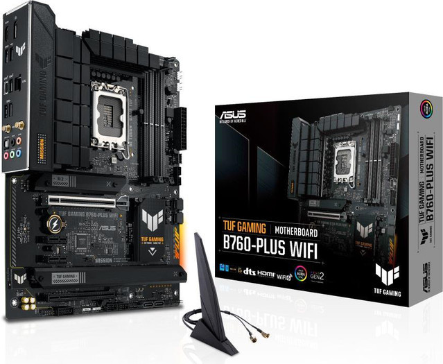Asus TUF Gaming B760-Plus WIFI Mainboard ATX DDR5 LGA 1700 Schwarz - Bild 1