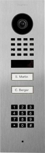 DoorBird D1102KV UP Türsprechanlage mit Bluetooth, WLAN und LAN in Edelstahl V2A Silber (gebürstet) - Bild 1