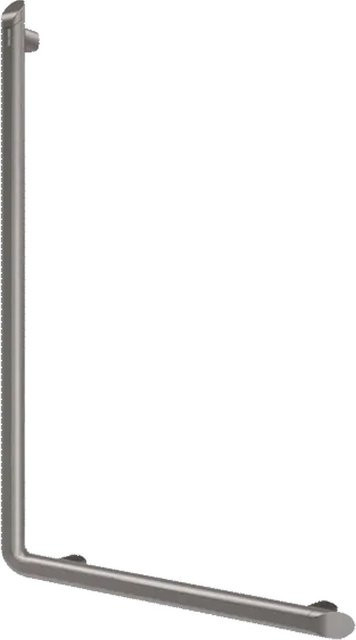 Delabie Handlauf Be-Line D35 L-Form in Anthrazit aus Aluminium, Höhe: 75 cm - Bild 1