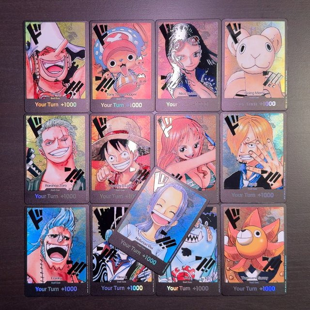 Bandai One Piece DON-Karte, Englische Texturierte Folienkarte, Piraten - Bild 1