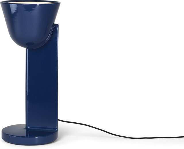 Flos Céramique Tischleuchte in Blau mit dimmbarer E27 Fassung - Bild 1