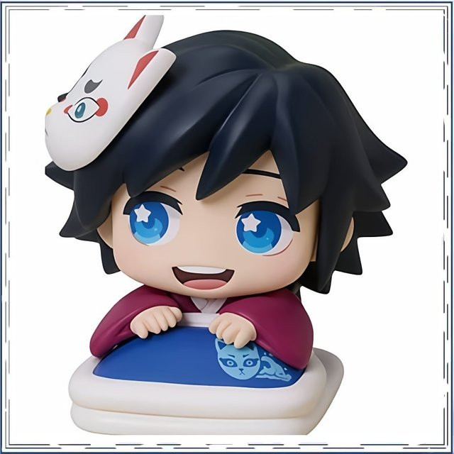 Bandai Demon Slayer Kimetsu No Yaiba Tomioka Giyuu Sabito Sonderedition Gashapon Anime Figur Desktop-Dekoration Multicolor - Bild 1
