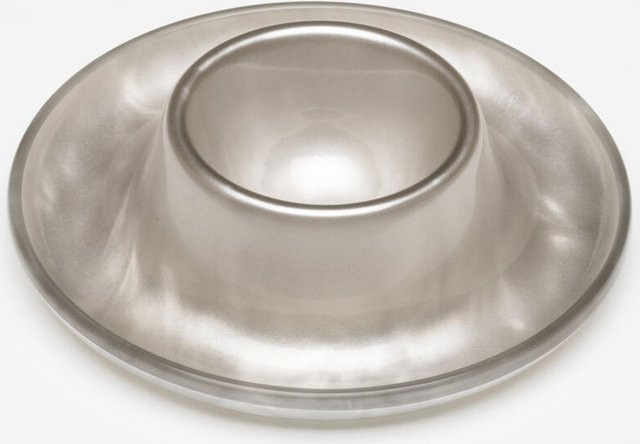G.F. Heim Söhne Eierbecher aus Acrylglas in Silber mit Perlmutt-Optik - Bild 1