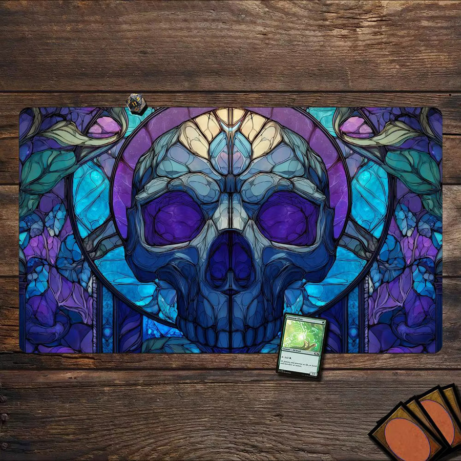 Mairuige Magic: The Gathering Spielmatte, Totenkopf, Bunt / Mehrfarbig - Bild 2