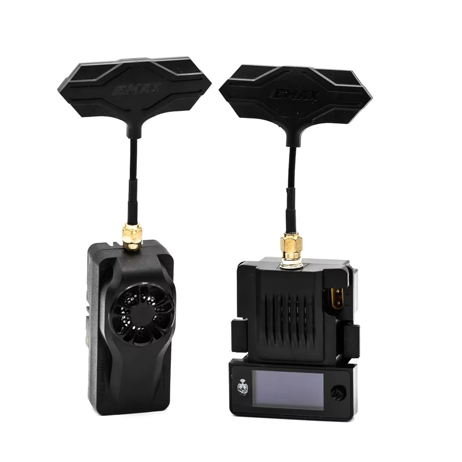 EMAX Aeris Link ExpressLRS ELRS Micro TX Modul 2,4G 915MHz in Schwarz mit OLED-Bildschirm und Lüfter für RC FPV Drohnen - Bild 3