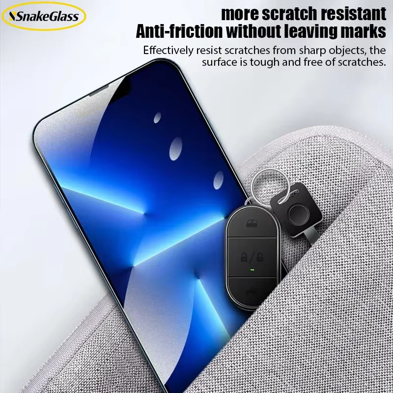 4er-Set Mattes Panzerglas für Apple iPhone als Displayschutzfolie mit Anti-Fingerabdruck-Funktion und glatter Oberfläche in Transparent - Bild 4