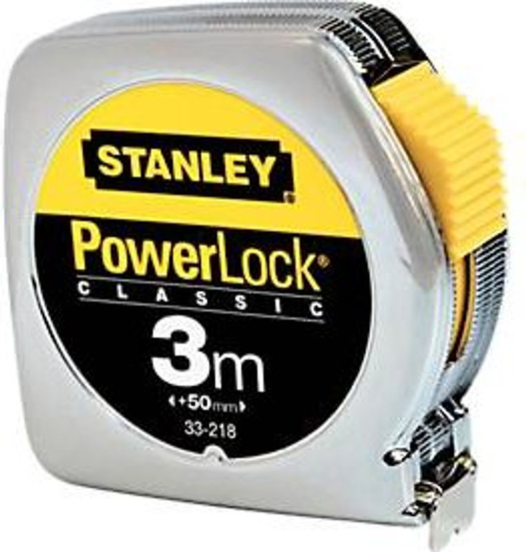 Stanley Bandmaß PowerLock in Silber mit Metallgehäuse, 3 m - Bild 2
