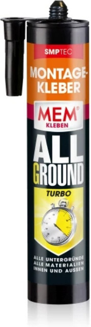MEM Montage-Kleber Allground Turbo MS-Polymer wasserfest in Weiß, 450 g - Bild 1