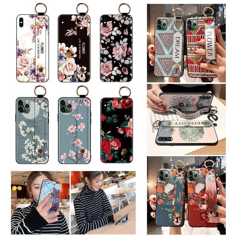 Samsung Handyhülle mit Handgelenk-Strap für Galaxy S9 S10 S20 FE S21 Ultra A52 A51 A31 A12 A72 A32 A20 A21s A50 A70 A71 in Blau - Bild 4