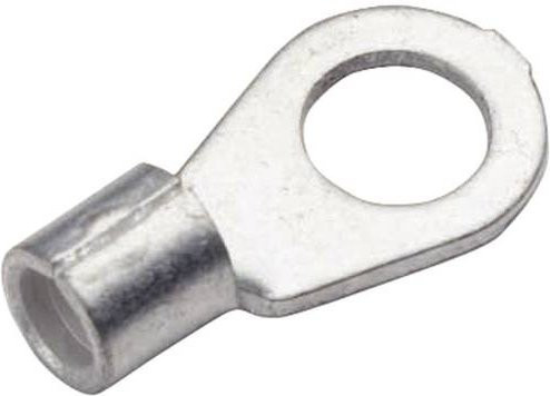 Cimco Ringkabelschuh Unisoliert in Silber aus Metall mit 25mm² Querschnitt und 6,5mm Lochdurchmesser - Bild 1