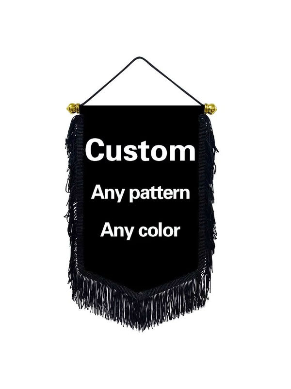 EOODLOVE Gedenkflagge Blackbeard in Schwarz mit individuellem Muster für Innen und Außen - Bild 6