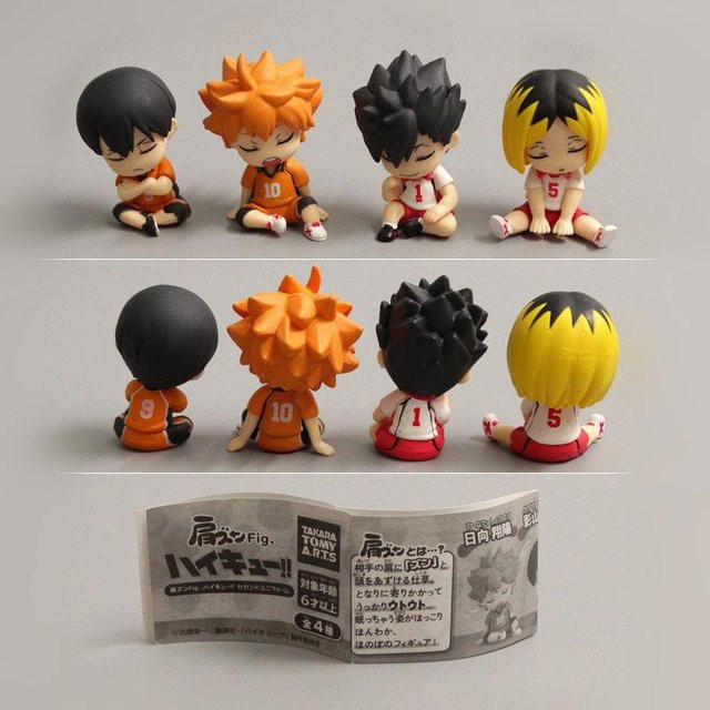 Yiran toy 1 Haikyuu Actionfiguren Q Version PVC 4-teiliges Set - Bild 1