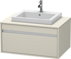 Duravit Waschtischunterschrank Ketho wandhängend mit einer Auszug, Breite: 80 cm, Tiefe: 55 cm, Höhe: 42,6 cm - Bild 1