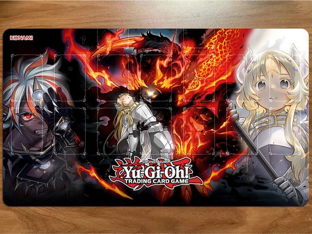Yu-Gi-Oh! Spielmatte The Fallen The Virtuous Fallen of Albaz - Bild 1