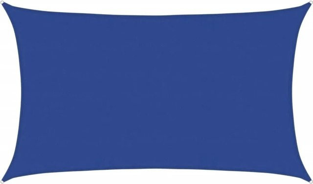 vidaXL Sonnensegel Rechteckig Blau aus HDPE B/B: 5 x 8 m - Bild 1