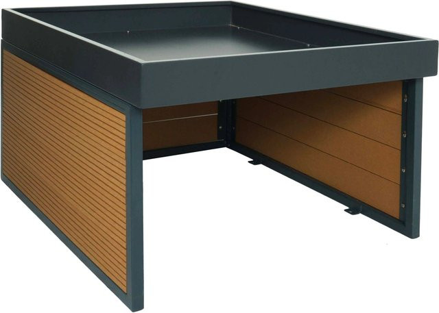 Mähroboter-Garage MCW-L45 mit Pflanzkasten und Dach in Eiche-Optik, B/T/H: 40 x 60 x 73 cm - Bild 2