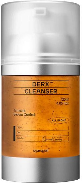 OGANACELL DERX Reinigungsgel, 120 ml, mit Peptiden, für empfindliche und unreine Haut - Bild 1