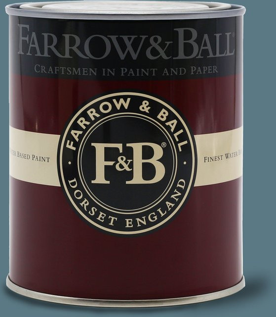 Farrow & Ball Exterior Eggshell Holzschutzfarbe Sloe Blue 87, 0,75 l - Bild 1