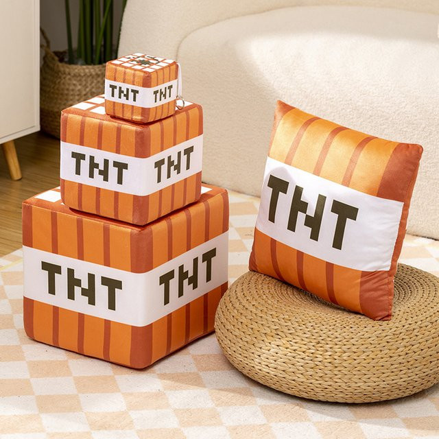 gegemuchen Minecraft TNT-Plüschkissen, Plüschtier, Schlüsselanhänger - Bild 1