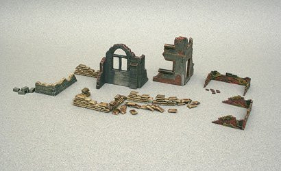 Italeri Accessories and Ruins, Zubehör, 1:72, Grau - Bild 1