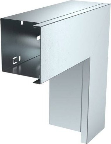 OBO Bettermann Montagezubehör in Silber, B/H/L: 80 x 80 x 240 mm - Bild 1