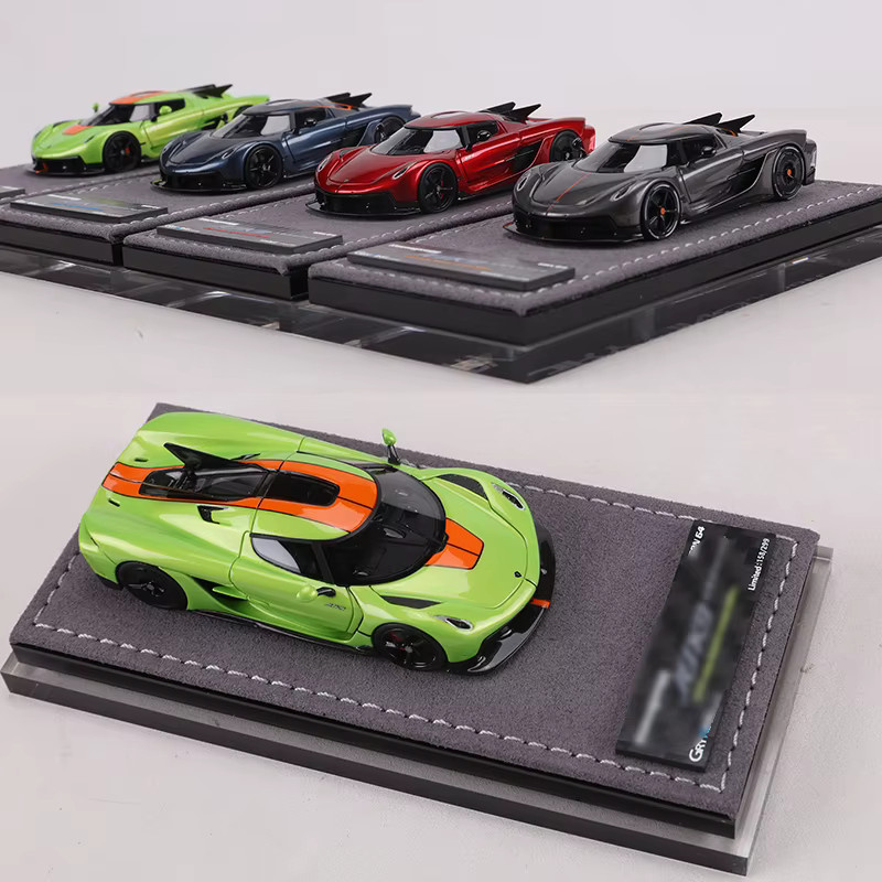 Bburago GRN 1:64 Resin-Modellauto, Grau, Blau - Bild 2