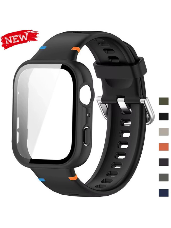CAOWTAN Uhrenarmband Silikon, PC-Glasgehäuse, Huawei Fit 5 / Fit 4 Pro, Unisex - Bild 3