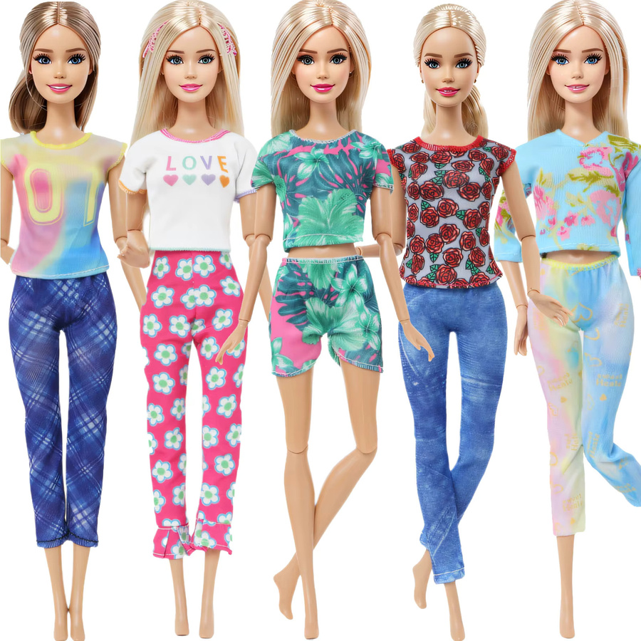 BJDBUS Puppen-Outfits, 5-teiliges Set, Puppenhaus-Zubehör - Bild 2