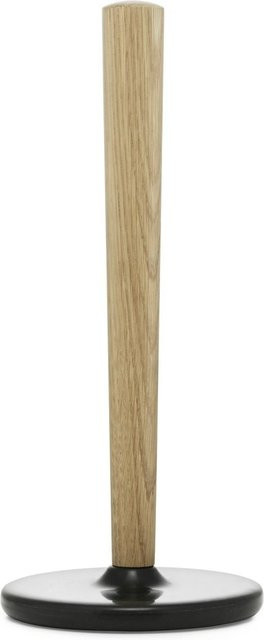 Normann Copenhagen Craft Küchenrollenhalter aus Marmor und Holz in Schwarz - Bild 1