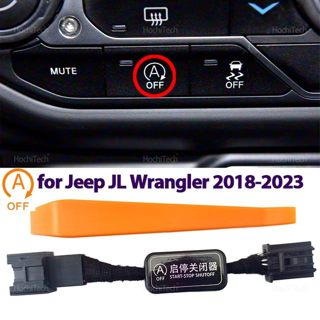 Auto Auto-Start-Stopp Eliminator Sensor-Stecker für Jeep JL Wrangler in Schwarz - Bild 1