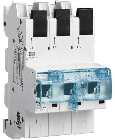 Hager HTS332E Hauptleitungsschutzschalter 32A 400V in Weiß - Bild 1