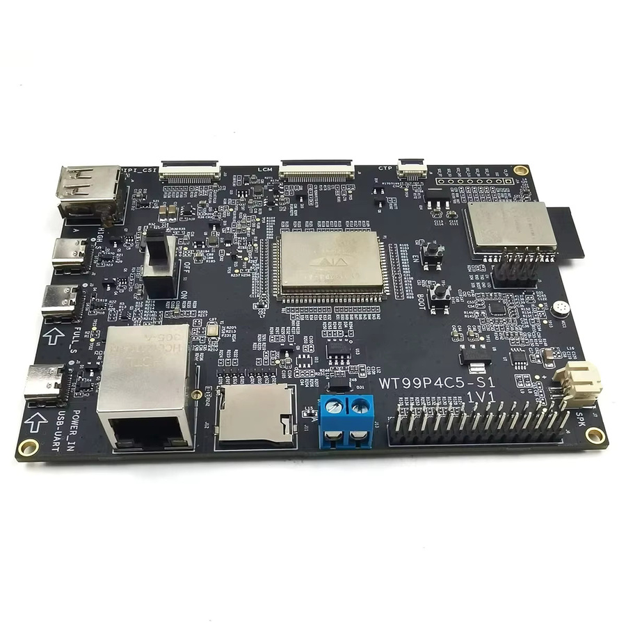 QSZNTEC ESP32-P4 Entwicklungsboard mit ESP32-C5-Modul, WiFi 5 GHz, Bluetooth, Zigbee, Schwarz - Bild 2