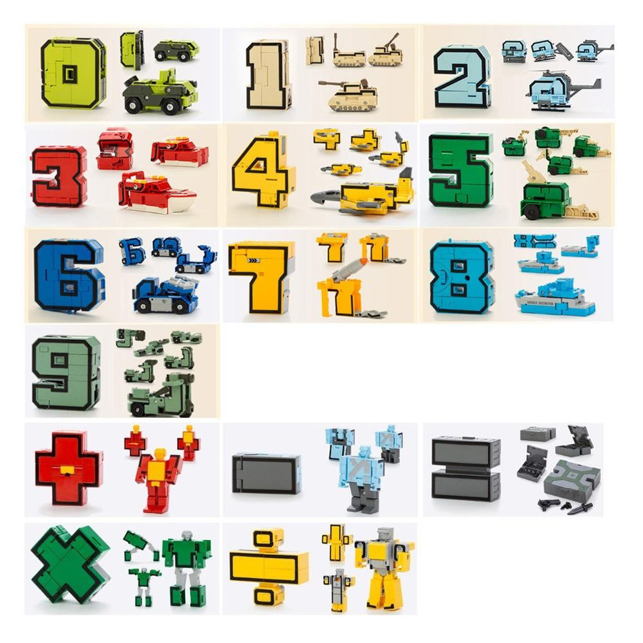 GUDI Roboter Transformation Actionfigur Lernspielzeug 3-6 Jahre - Bild 3