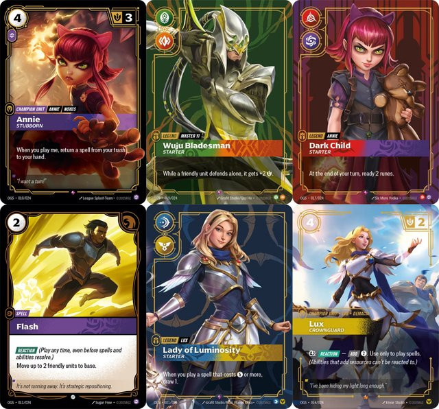 Bandai League of Legends Sammelkarten, TCG, Annie Wuju Bladesman Flash Lux - Bild 1