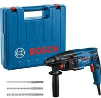 Bosch Professional Bohrhammer GBH 2-21 SDS-Plus mit 720 W und 3-teiligem Bohrer-Set in Blau/Schwarz - Bild 2